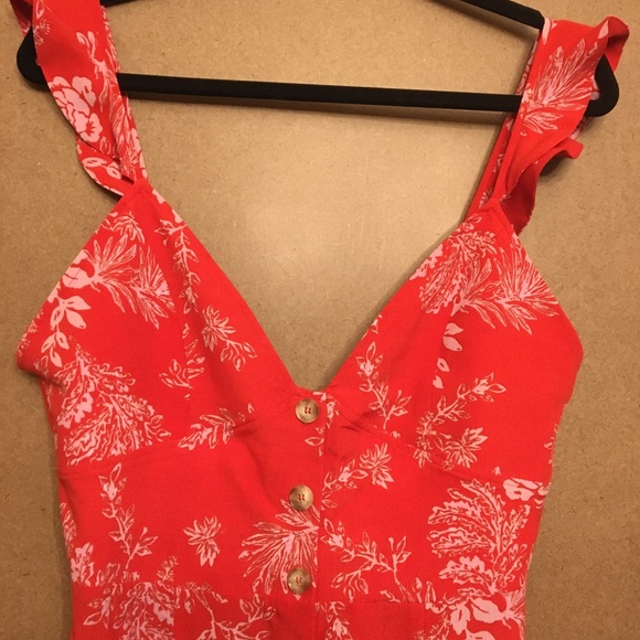 Free People Floral Wide Leg Jumpsuit NWT - Picture 3 of 6